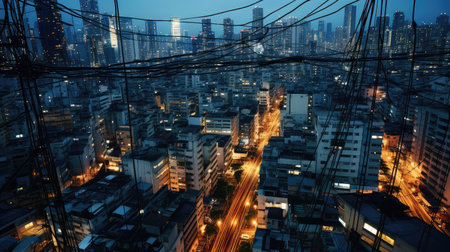voltage electric cablesの素材