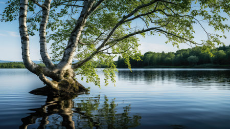 beauty river birchの素材