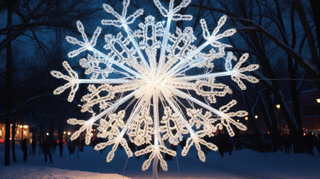 snowflake zoo lightsの素材