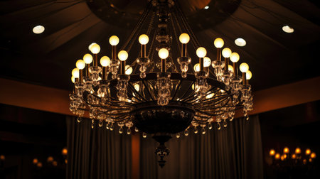 captures elegant black lightsの素材