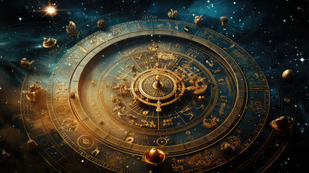 signs astrology circleの素材