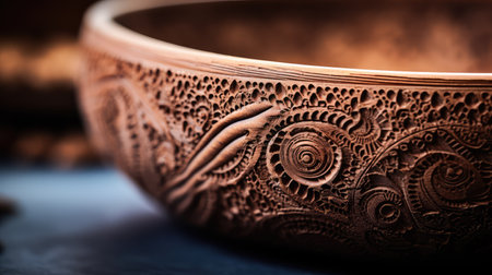 caramel shades of brownの素材