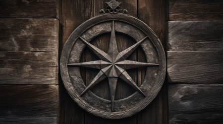 door seven pointed starの素材