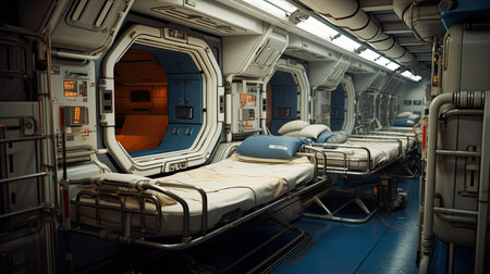 efficient space station interiorの素材