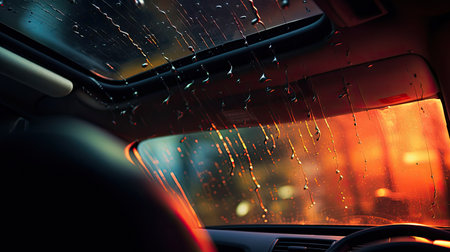 captures blurred spray car interiorの素材