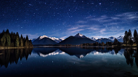 calm midnight starsの素材