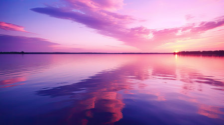 reflection purple water backgroundの素材
