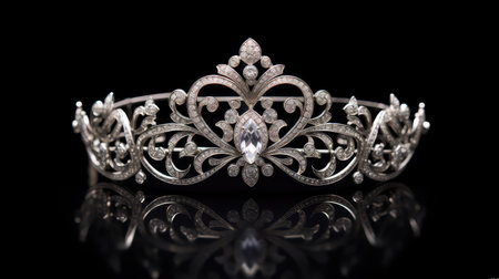 intricate tiara silverの素材