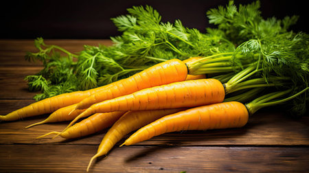 organic yellow carrotの素材