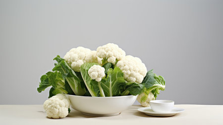 centerpiece table cauliflower whiteの素材