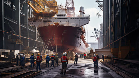 dock shipbuilder Shipyard shipの素材