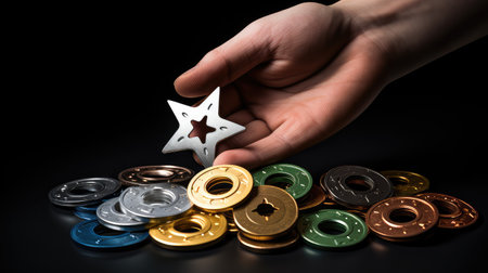 fastener star washerの素材