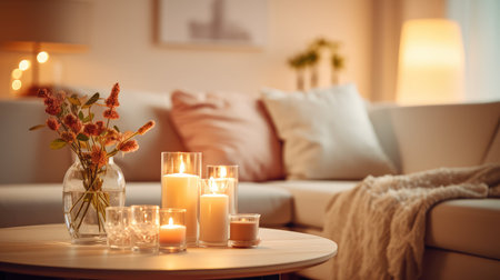 lighting blurred interior design apartmentsの素材