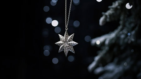 pendant silver starsの素材