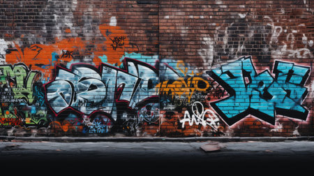 lettering grey brick wallの素材