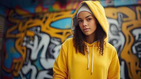 style yellow hoodieの素材