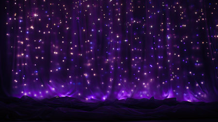 starry purple light backgroundの素材
