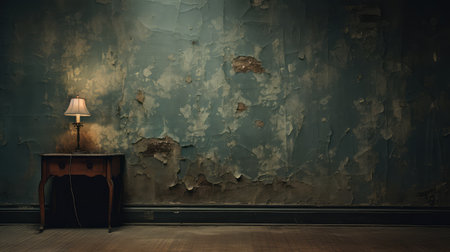 dimly dark room wallの素材
