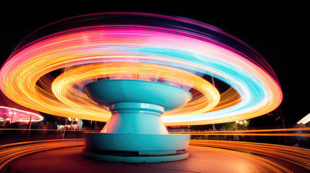 carnival long exposure lightの素材