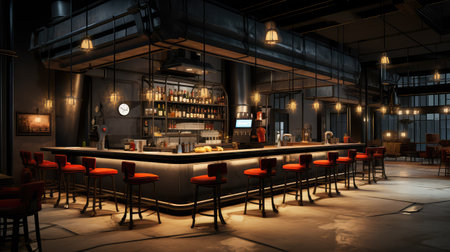 design bar interior isometricの素材