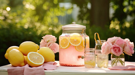 summer pink lemonadeの素材