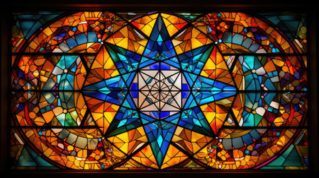 jewish judaism star of davidの素材