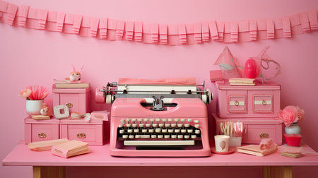 vintage pink lettersの素材