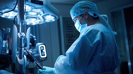 robotic healthcare technology bannerの素材