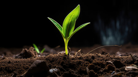 soil corn sproutの素材