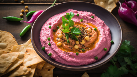 roasted pink hummusの素材