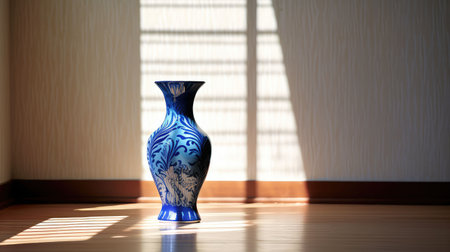 intricately blue vaseの素材