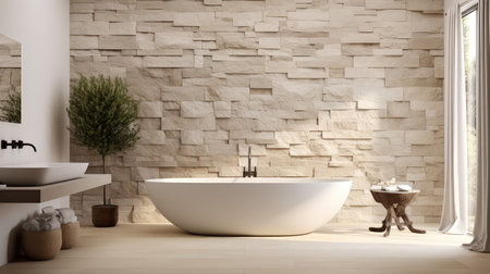 luxurious interior stone wallの素材
