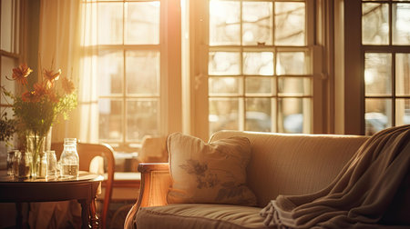 focus blurred bright interior homeの素材