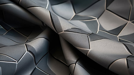 interconnected grey geometricの素材