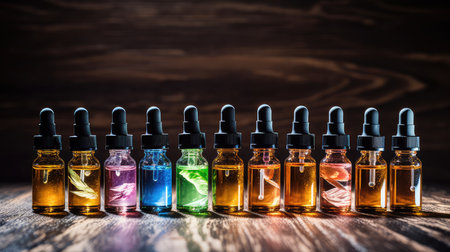 wooden cbd oil dropsの素材