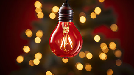 holiday christmas light bulbの素材