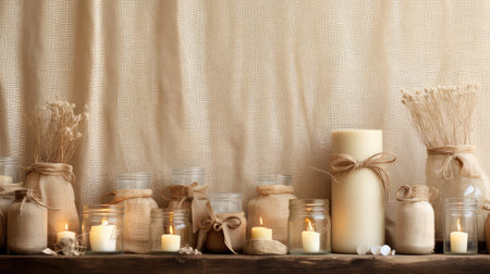 rustic light burlap textureの素材