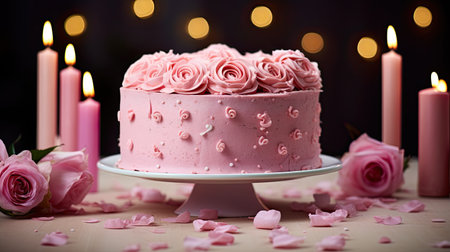 frosting birthday pinkの素材