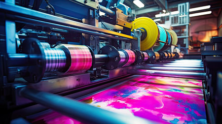 rollers cmyk Printing Pressの素材