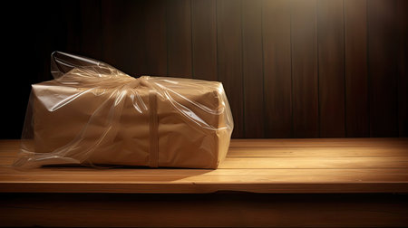 elegant brown packageの素材