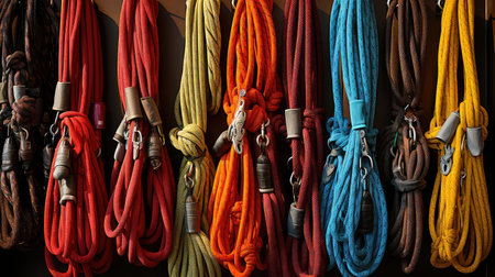 chalk rock climbing equipmentの素材