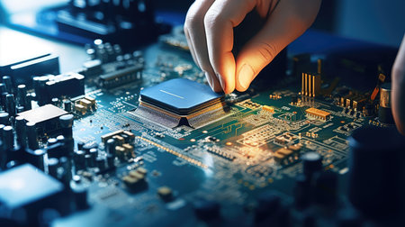 motherboard technology chipの素材