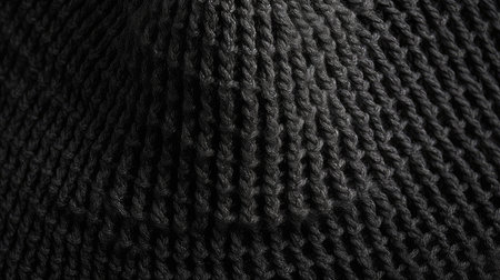 beanie dark heather grayの素材