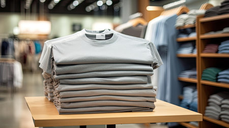 store gray tee shirtの素材
