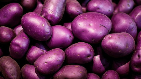 flesh purple potatoesの素材