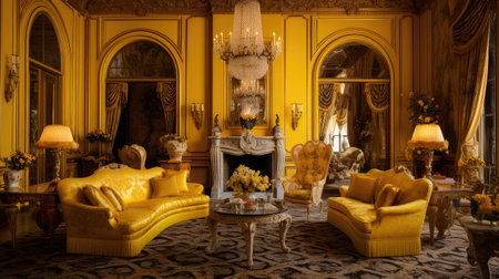 patterns yellow roomの素材