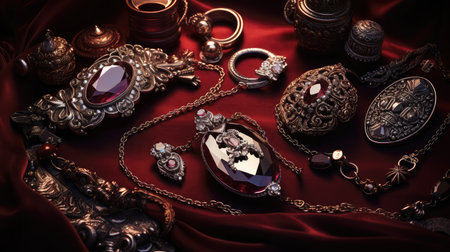 luxurious dark maroon backgroundの素材