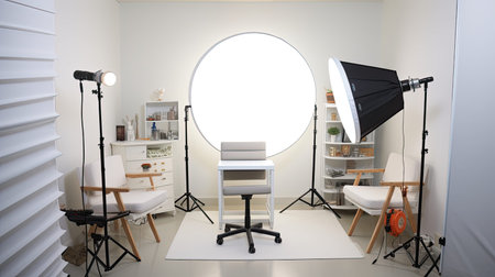 photography ring light studioの素材