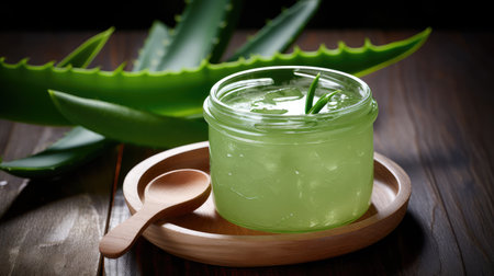 translucent aloe vera flat layの素材