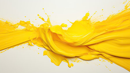canary yellow paintの素材